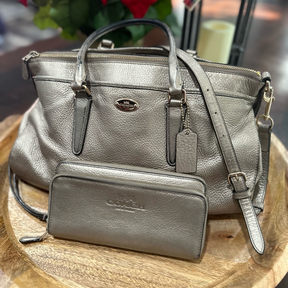 Vintage Coach Handbag and Wallet